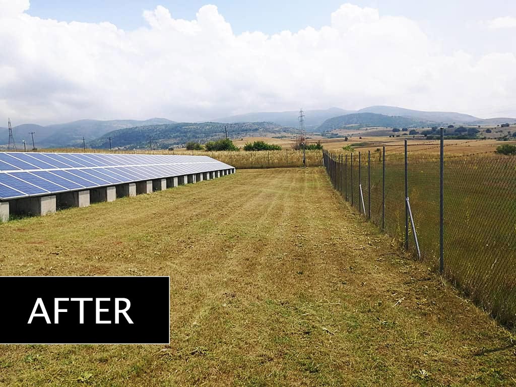Lawn mowing in a 100KW park - Project No.1