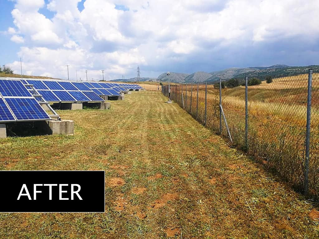 Lawn mowing in a 100KW park - Project No.3